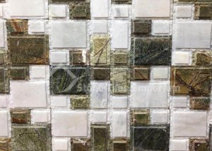 Green & White - Stone Tiles